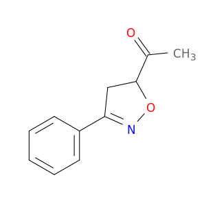 Ethanone, 1-(4,5-dihydro-3-phenyl-5-isoxazolyl)-