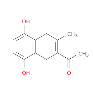 Ethanone, 1-(1,4-dihydro-5,8-dihydroxy-3-methyl-2-naphthalenyl)-
