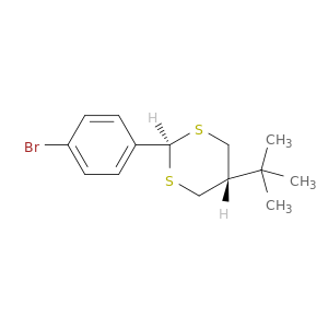 1,3-Dithiane, 2-(4-bromophenyl)-5-(1,1-dimethylethyl)-, trans-