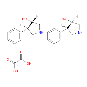 (3S,4R)-4-Phenylpyrrolidin-3-ol oxalate(2:1)