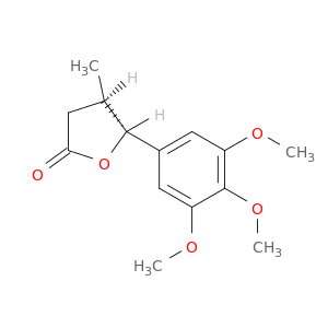 2(3H)-Furanone, dihydro-4-methyl-5-(3,4,5-trimethoxyphenyl)-, trans-