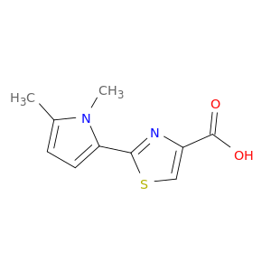 2-(1,5-dimethyl-1H-pyrrol-2-yl)-1,3-thiazole-4-carboxylic acid