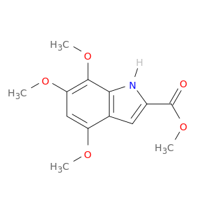 1H-Indole-2-carboxylicacid, 4,6,7-trimethoxy-, methyl ester