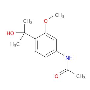 N-[4-(2-hydroxypropan-2-yl)-3-methoxyphenyl]acetamide