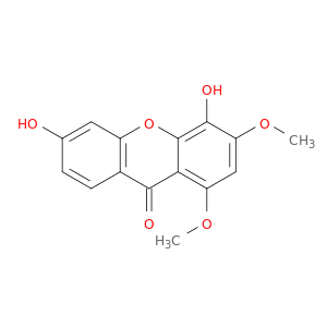 9H-Xanthen-9-one, 4,6-dihydroxy-1,3-dimethoxy-