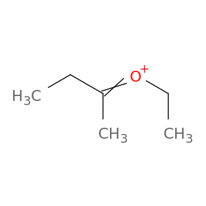 Oxonium, ethyl(1-methylpropylidene)-
