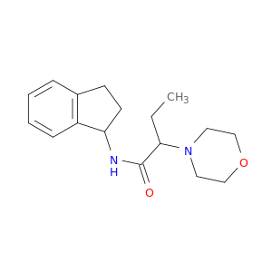 N-(2-MORPHOLINOBUTYRYL)-1-INDANAMINE