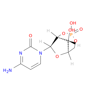 2(1H)-Pyrimidinone,4-amino-1-(2,5-O-phosphinico-b-D-arabinofuranosyl)- (9CI)