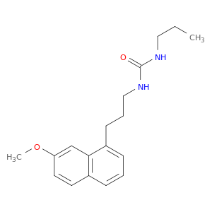 Urea, N-[3-(7-methoxy-1-naphthalenyl)propyl]-N'-propyl-