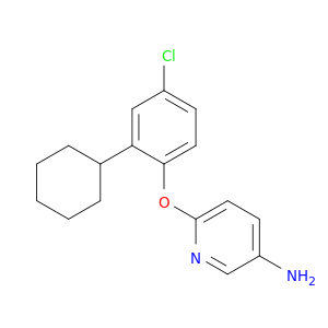 6-(4-氯-2-环己基苯氧氧基)-3-吡啶胺