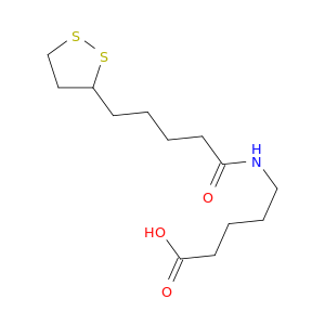 Pentanoic acid, 5-[[5-(1,2-dithiolan-3-yl)-1-oxopentyl]amino]-