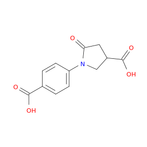 1-(4-Carboxyphenyl)-5-oxopyrrolidine-3-carboxylic acid