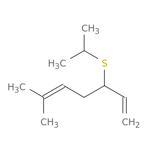 1,5-Heptadiene, 6-methyl-3-[(1-methylethyl)thio]-