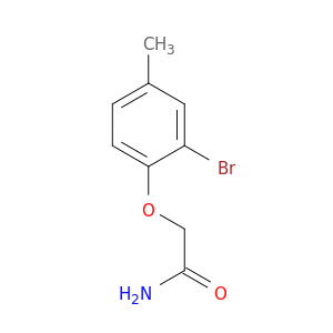 2-(2-溴-4-甲基苯氧基)乙酰胺