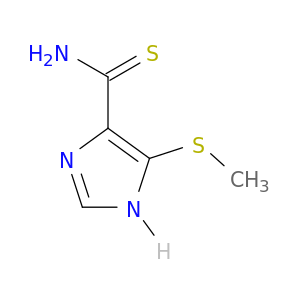 1H-Imidazole-4-carbothioamide, 5-(methylthio)-