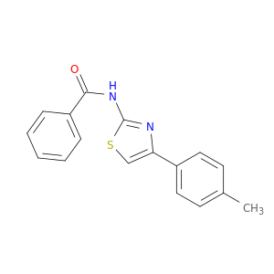 Benzamide, N-[4-(4-methylphenyl)-2-thiazolyl]-