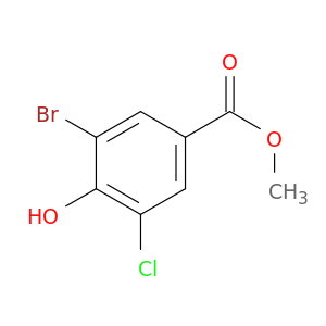 3-溴-5-氯-4-羟基苯甲酸甲酯