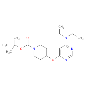 4-(6-二乙氨基-嘧啶-4-基氧基)-哌啶-1-羧酸叔丁基酯