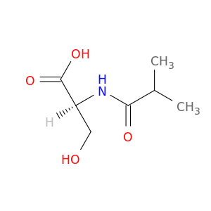 (2S)-3-Hydroxy-2-(2-methylpropanamido)propanoic Acid