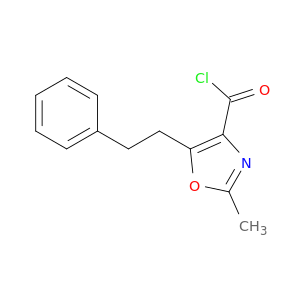 4-Oxazolecarbonyl chloride, 2-methyl-5-(2-phenylethyl)-