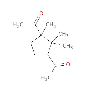 Ethanone, 1,1'-(1,2,2-trimethyl-1,3-cyclopentanediyl)bis-