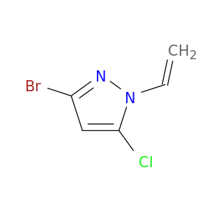 1H-Pyrazole, 3-bromo-5-chloro-1-ethenyl-