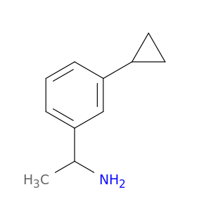 1-(3-Cyclopropylphenyl)ethan-1-amine