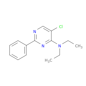 4-Pyrimidinamine, 5-chloro-N,N-diethyl-2-phenyl-