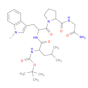 Glycinamide,N-[(1,1-dimethylethoxy)carbonyl]-L-leucyl-L-tryptophyl-L-prolyl- (9CI)