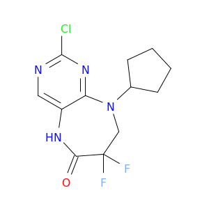 2-Chloro-9-cyclopentyl-7,7-difluoro-8,9-dihydro-5H-pyrimido[4,5-b][1,4]diazepin-6(7H)-one