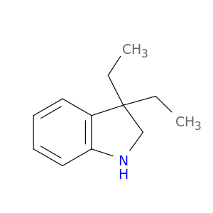 3,3-二乙基-2,3-二氢-1H-吲哚