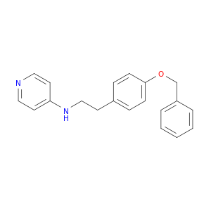 4-Pyridinamine, N-[2-[4-(phenylmethoxy)phenyl]ethyl]-