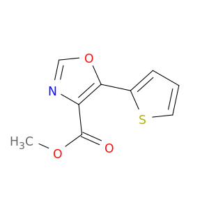 4-Oxazolecarboxylic acid, 5-(2-thienyl)-, methyl ester