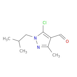 5-chloro-3-methyl-1-(2-methylpropyl)-1H-pyrazole-4-carbaldehyde