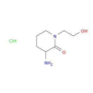 3-amino-1-(2-hydroxyethyl)piperidin-2-one hydrochloride