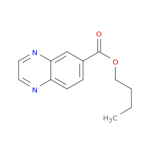 6-Quinoxalinecarboxylic acid, butyl ester