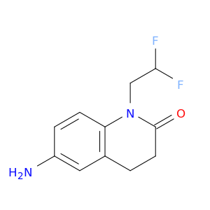 6-Amino-1-(2,2-difluoroethyl)-1,2,3,4-tetrahydroquinolin-2-one