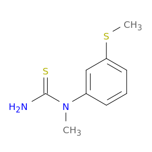 1-Methyl-1-[3-(methylsulfanyl)phenyl]thiourea