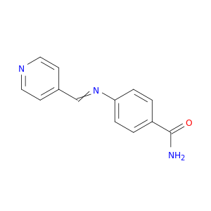 Benzamide, 4-[(4-pyridinylmethylene)amino]-
