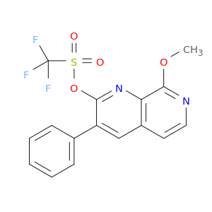 8-Methoxy-3-phenyl-1,7-naphthyridin-2-yl trifluoromethanesulfonate