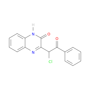 2(1H)-Quinoxalinone, 3-(1-chloro-2-oxo-2-phenylethyl)-