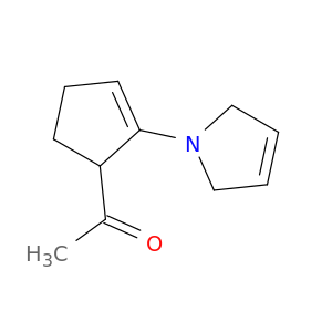 Ethanone, 1-[2-(2,5-dihydro-1H-pyrrol-1-yl)-2-cyclopenten-1-yl]-
