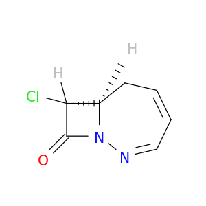1,2-Diazabicyclo[5.2.0]nona-2,4-dien-9-one, 8-chloro-, cis-