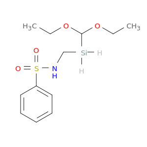 Benzenesulfonamide, N-[(diethoxymethylsilyl)methyl]-