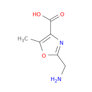 4-Oxazolecarboxylic acid, 2-(aminomethyl)-5-methyl-