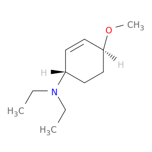 2-Cyclohexen-1-amine, N,N-diethyl-4-methoxy-, trans-