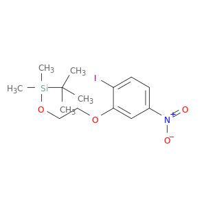 Silane, (1,1-dimethylethyl)[2-(2-iodo-5-nitrophenoxy)ethoxy]dimethyl-