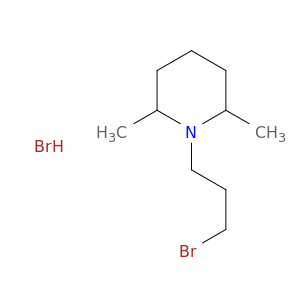 Piperidine, 1-(3-bromopropyl)-2,6-dimethyl-, hydrobromide