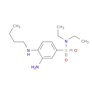 3-Amino-4-(butylamino)-N,N-diethylbenzene-1-sulfonamide