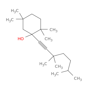 Cyclohexanol, 2,2,5,5-tetramethyl-1-(3,3,6-trimethyl-1-heptynyl)-